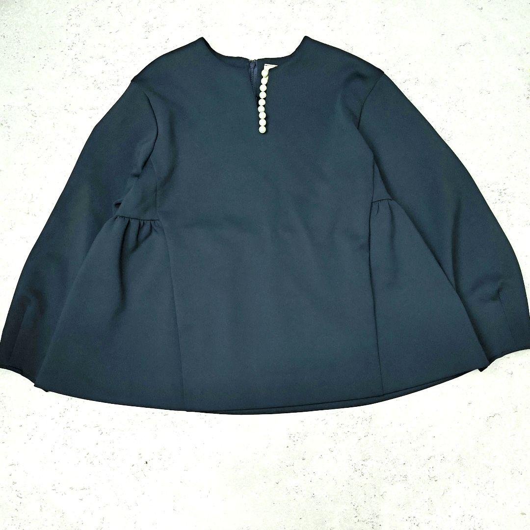 UNITED ARROWS SPONGY パールモチーフブラウス