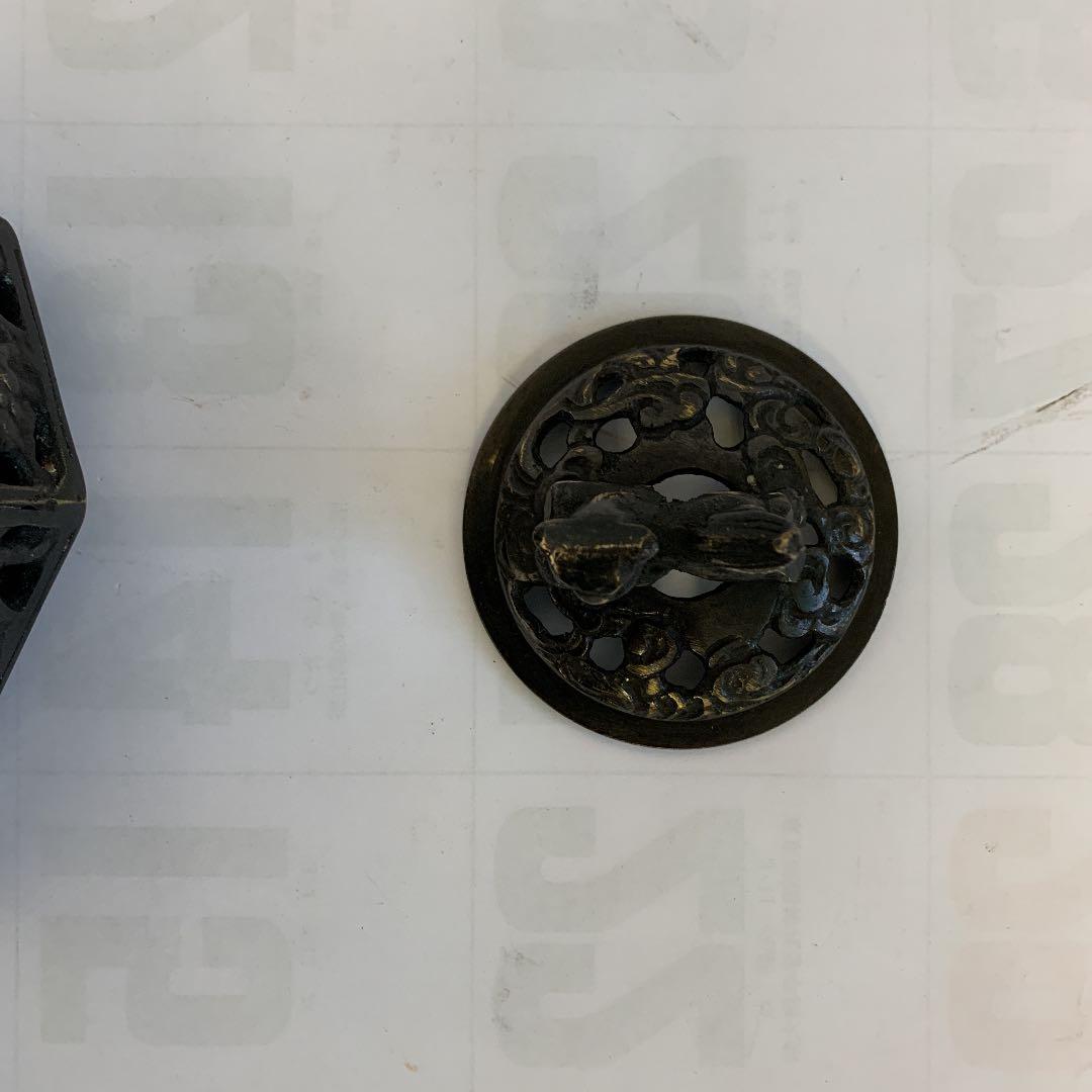 香炉　唐金　真鍮製