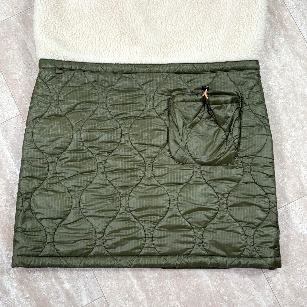 【ロサーセン】ボアワンピース　42サイズ　スカート中綿　切り替えデザイン　秋冬