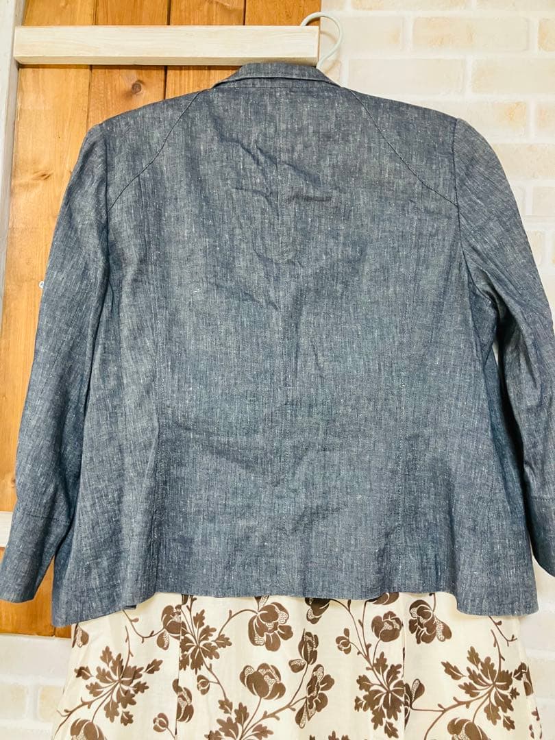 SCAPA デニムジャケットとワンピースのセット