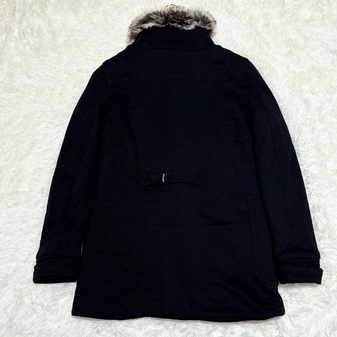 DIESEL ブラック 黒 ファー付きモッズコート XS 中綿 M相当