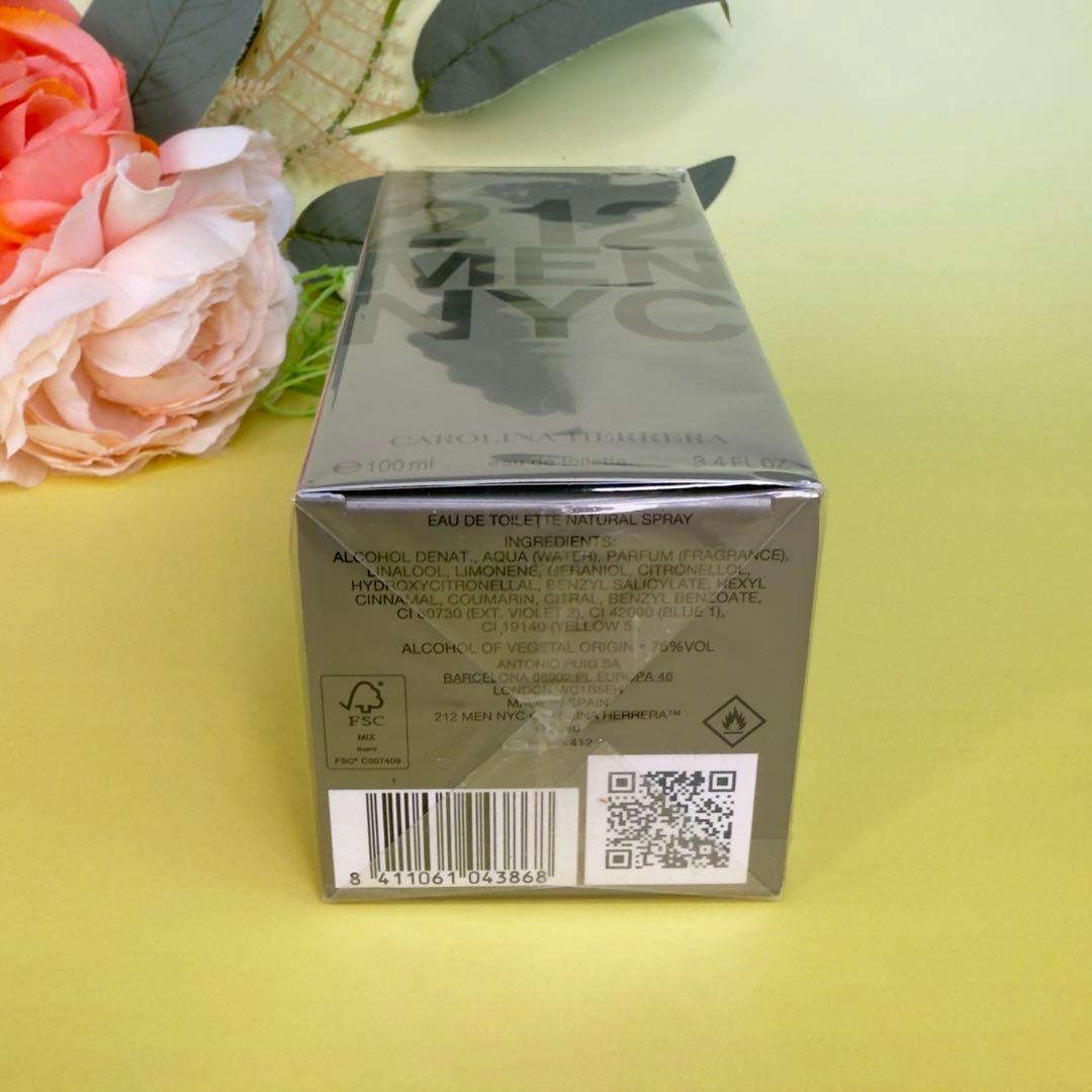 キャロライナヘレラ 212 フォーメン EDT 100ml 212MEN