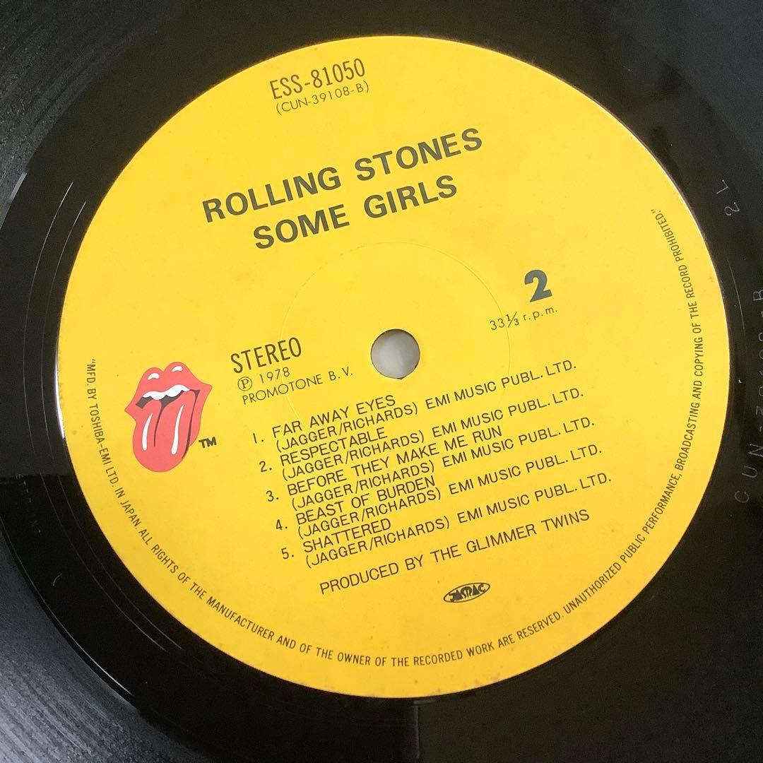 レコード新品同様! ストーンズ 女たち1978年 日本初版盤 USカッティング