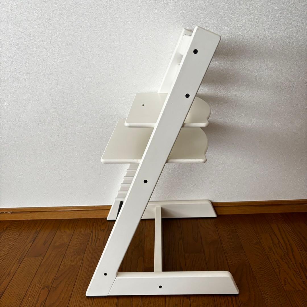 ストッケ　トリップ トラップ　ベビーチェア+ベビーセット　ホワイト②