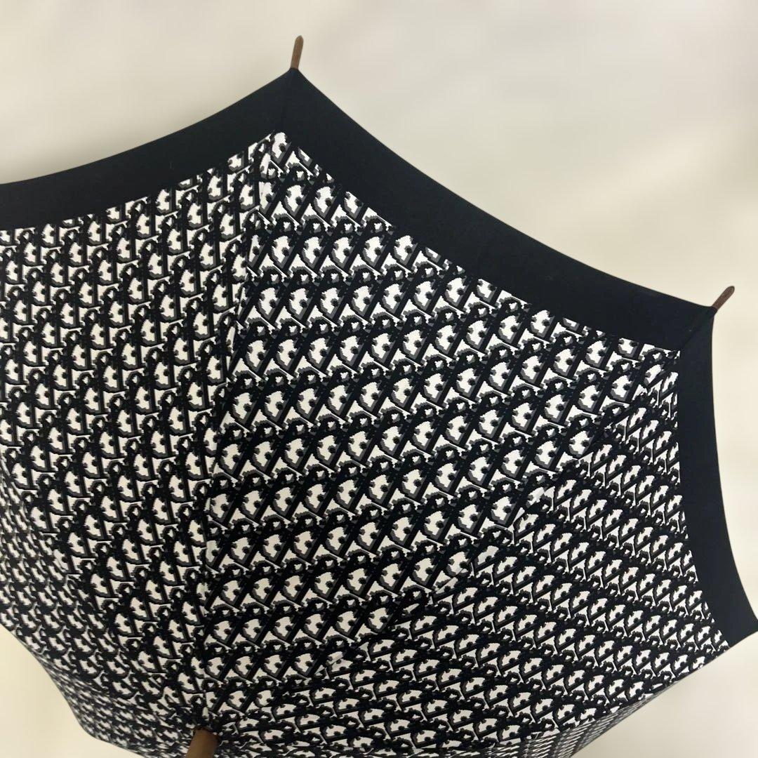 【極美品】クリスチャンディオール　長傘　トロッター　ブラック