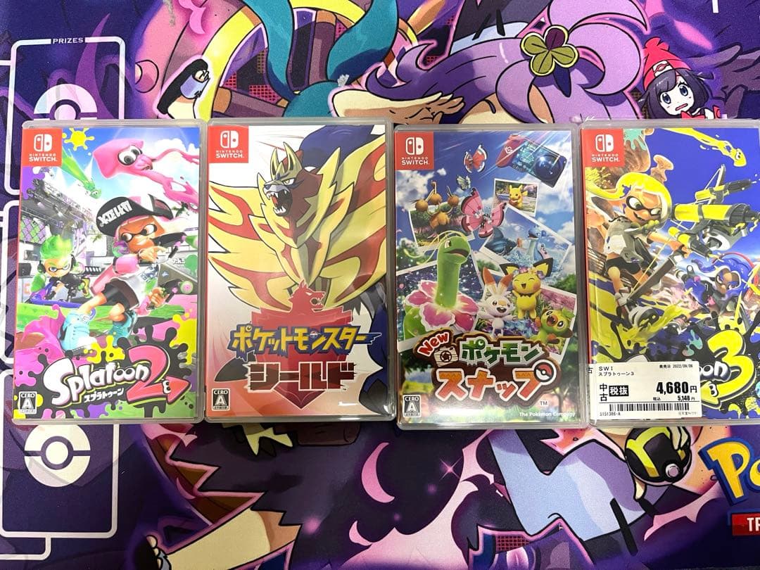 ニンテンドーswitch本体　ソフト4本　おまけ付き