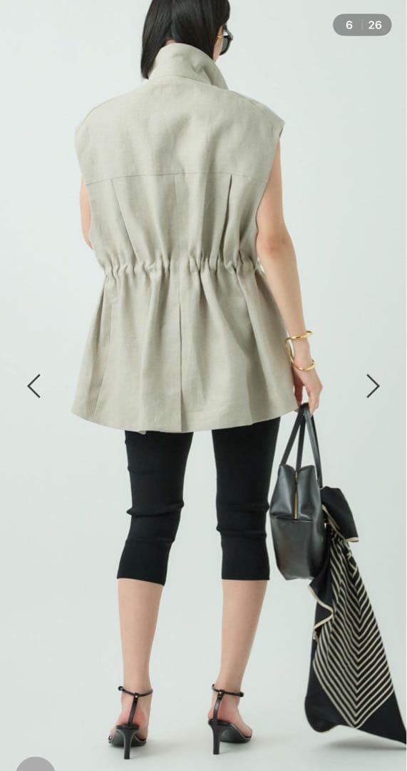 【最終価格】Chaos リネンキャンバスベスト