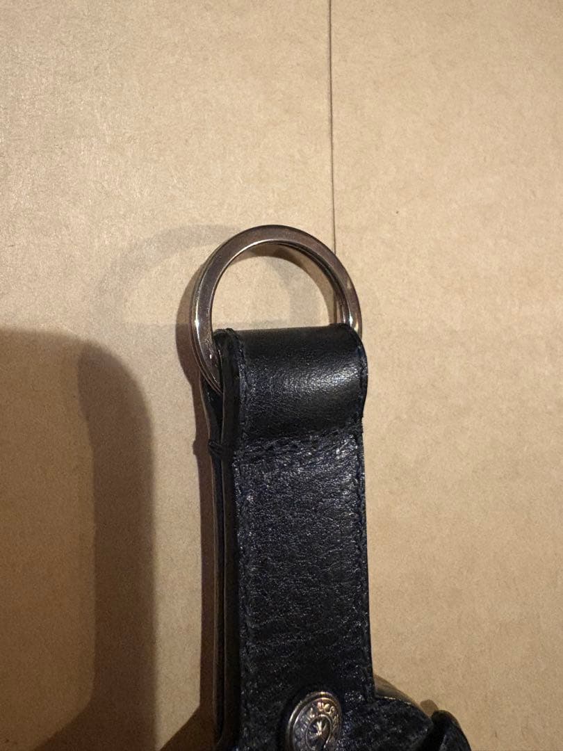 クロムハーツ Chrome Hearts クロス レザー キーホルダー