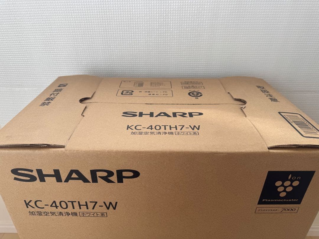 SHARPシャープ KC-40TH7-W 加湿空気清浄機 花粉症対策