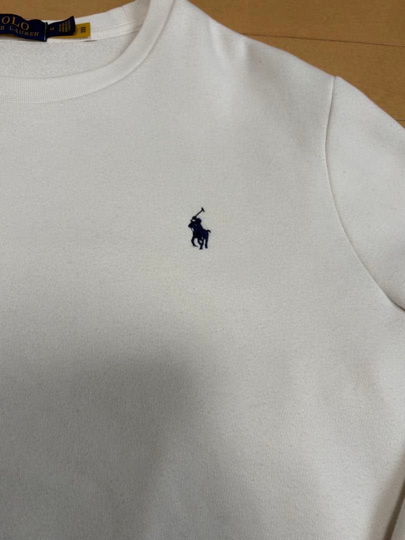 現行 Polo Ralph Lauren ホワイト スウェット