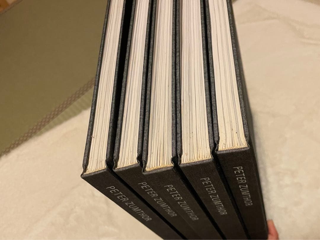 Peter Zumthor 1986-2013 5冊セット