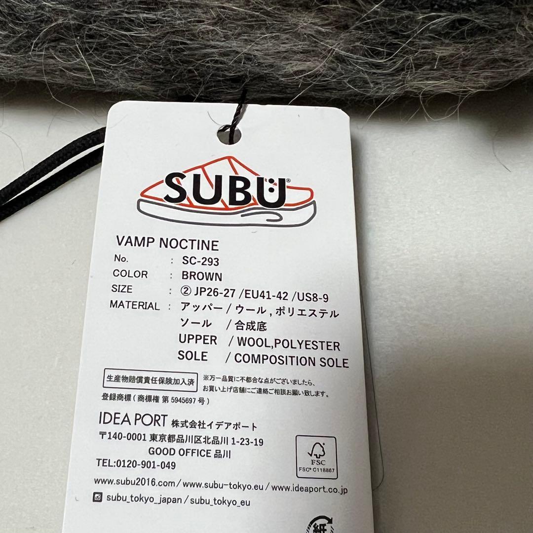 新品 SUBU スブ SUBU DOTS VAMP NOCTINE サンダル