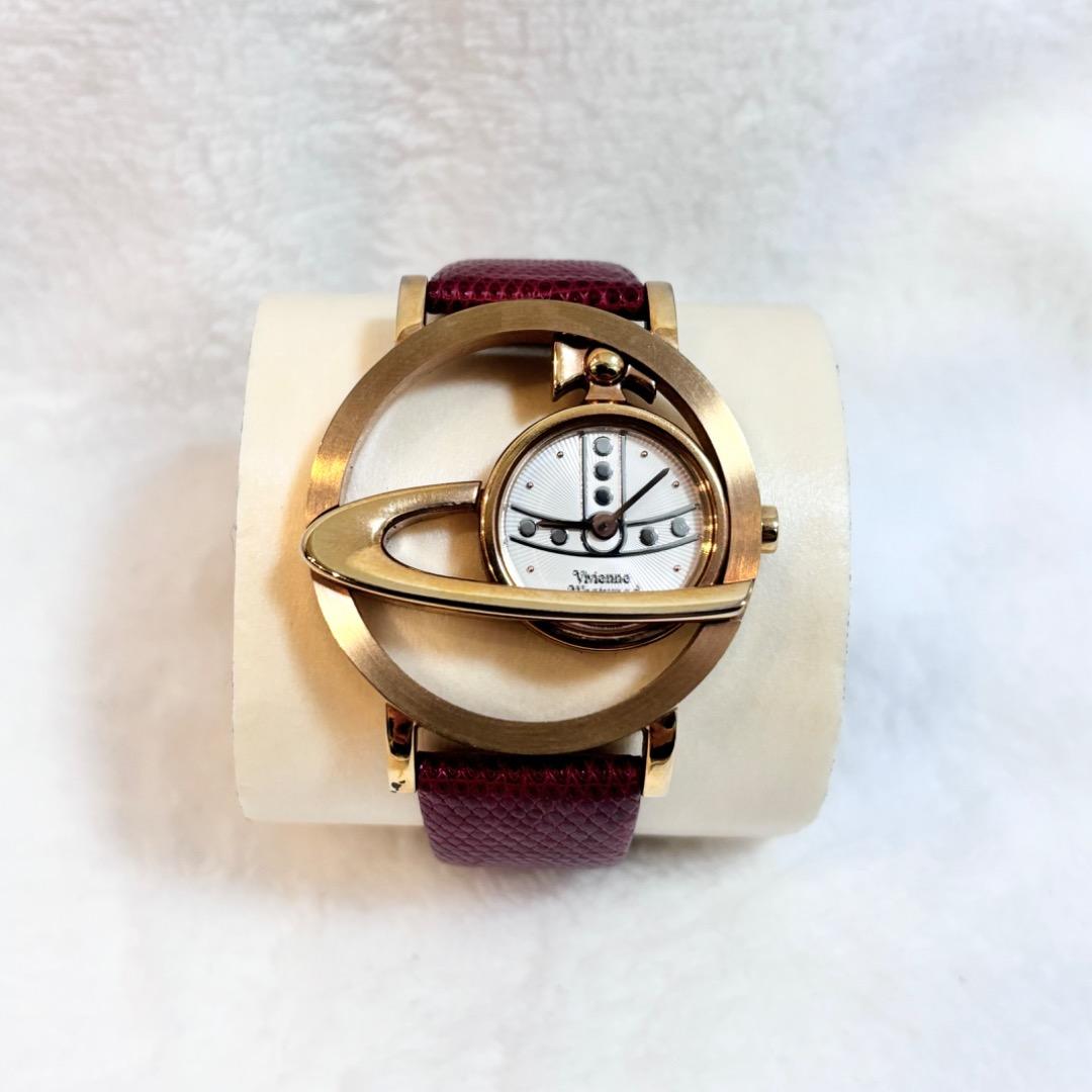 【極美品✨ 】ヴィヴィアン ウエストウッド サークル オーブ ボルドー