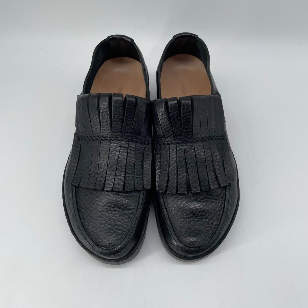 良品✨トリッペン フリンジローファー 黒 ブラック 36