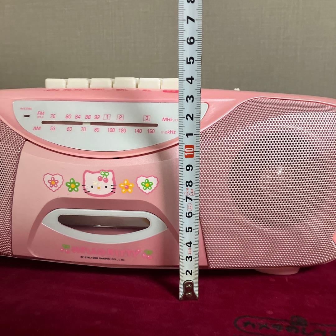 ハローキティ　サンリオ　ラジカセ　1998 ラジオ　FM AM レトロサンリオ
