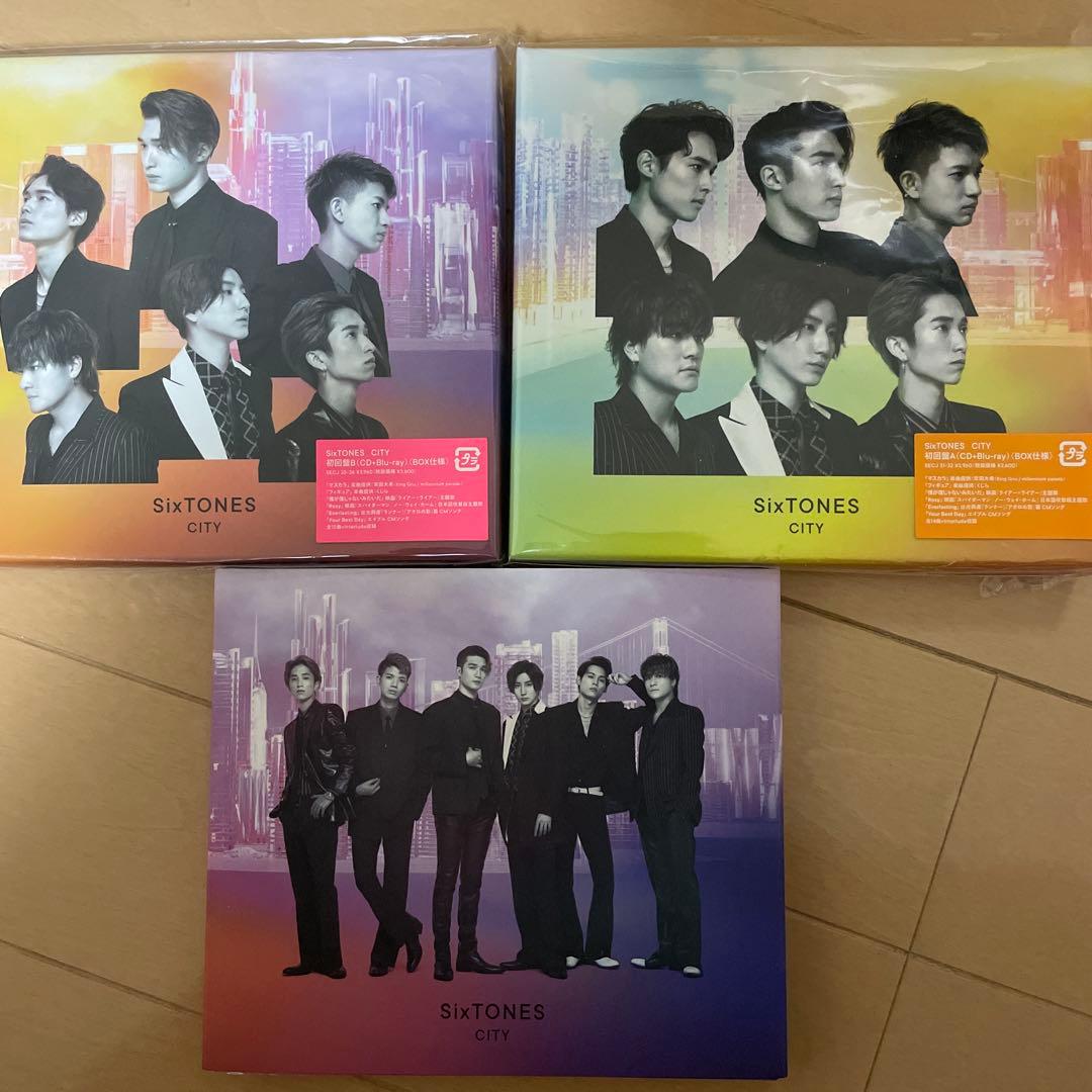 SixTONES アルバム CITY CD+Blu-ray 3枚セット