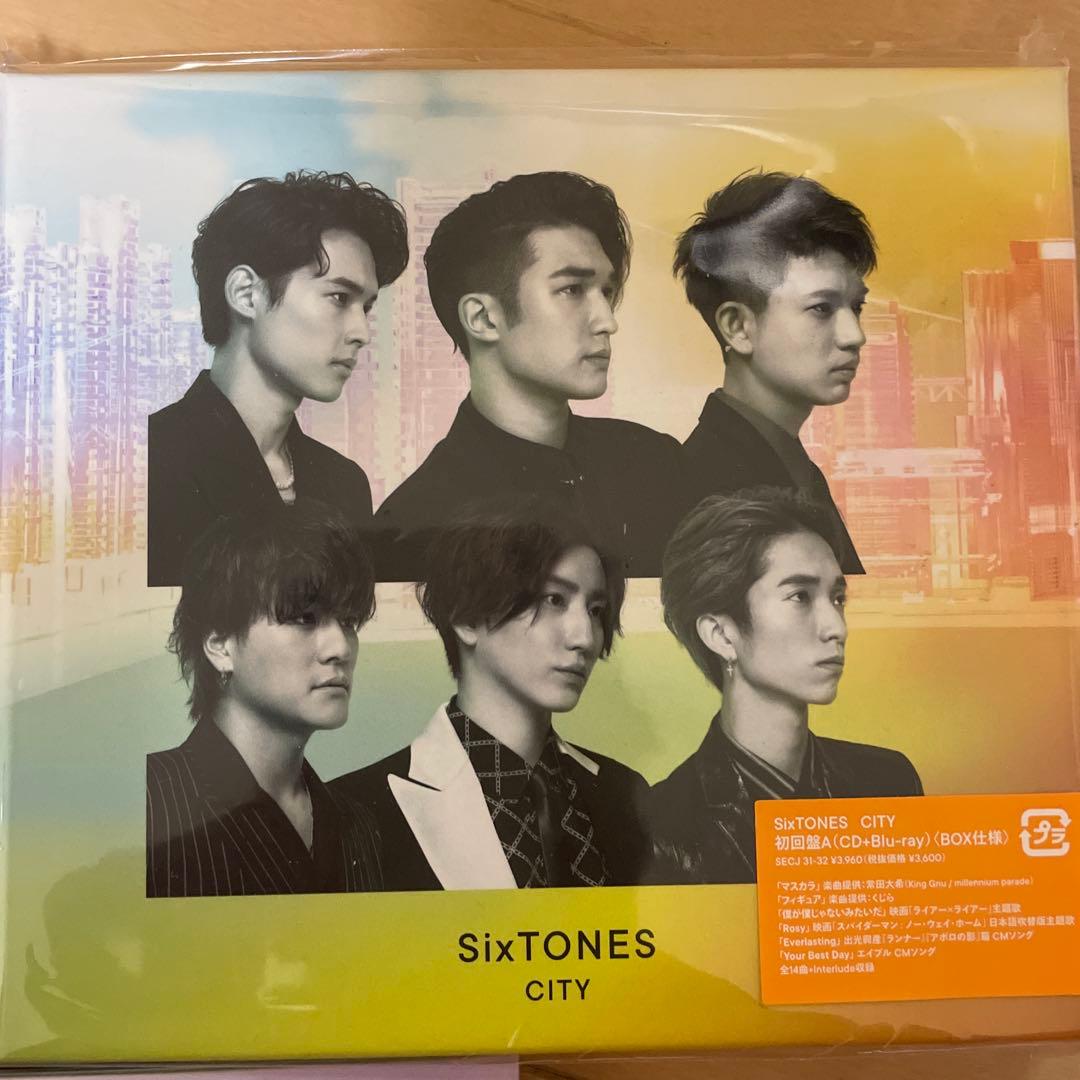 SixTONES アルバム CITY CD+Blu-ray 3枚セット