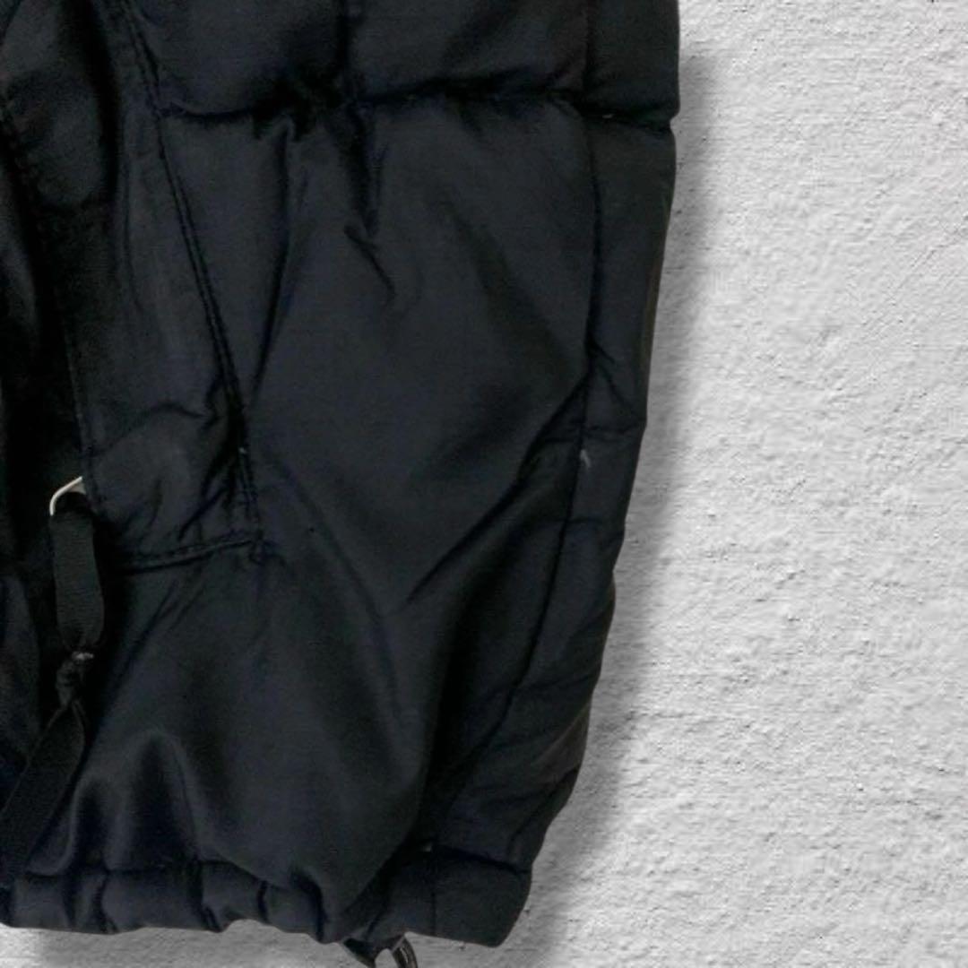 ノースフェイスダウンベストヌプシ700フィルUSA規格90s古着vintage黒