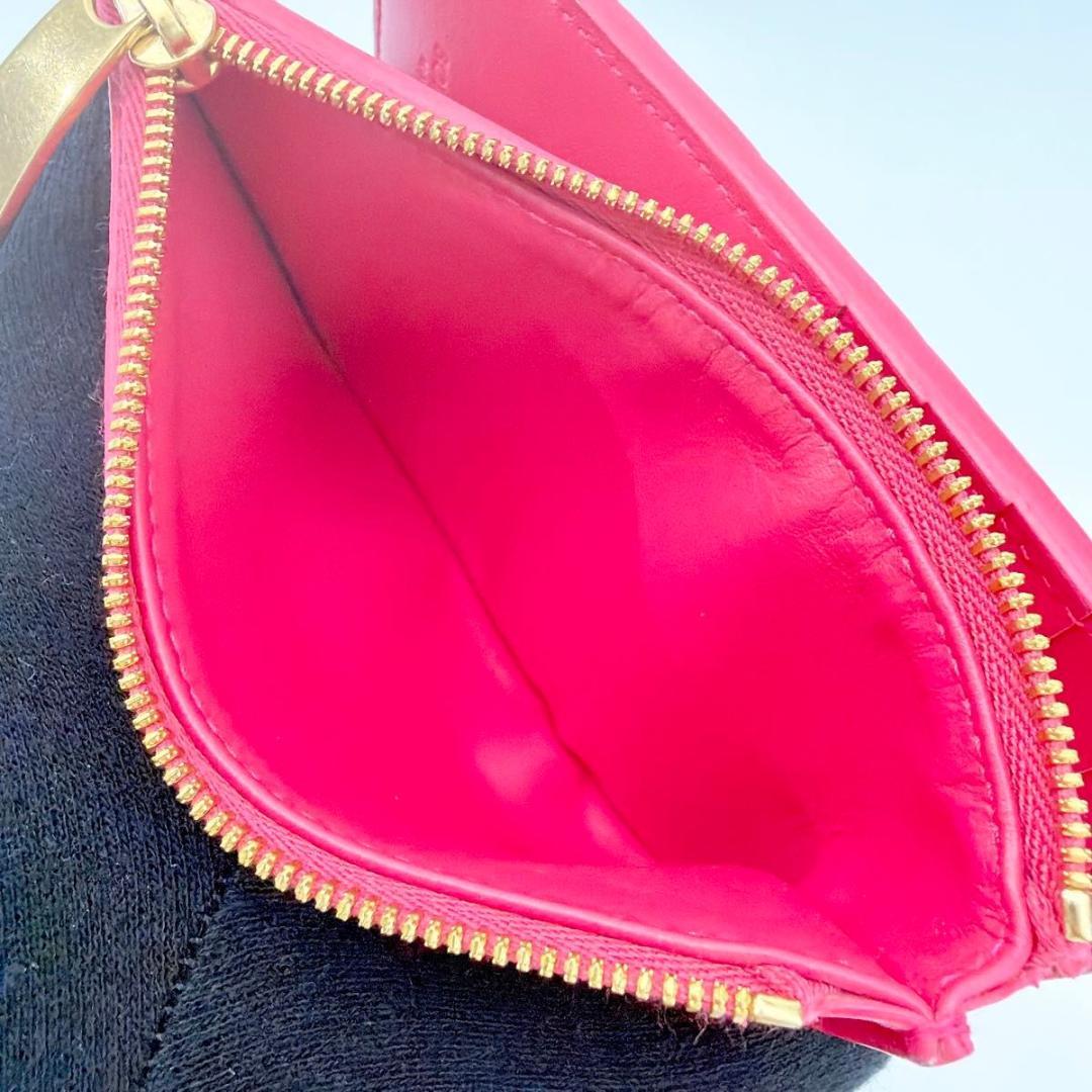 ボッテガヴェネタ イントレチャート 二つ折り財布 ピンク 749940 RFID