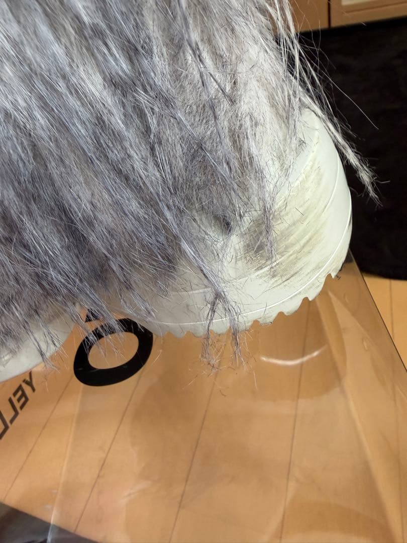 YELLO LONG BOOTS husky ファー ブーツ y2k 00s