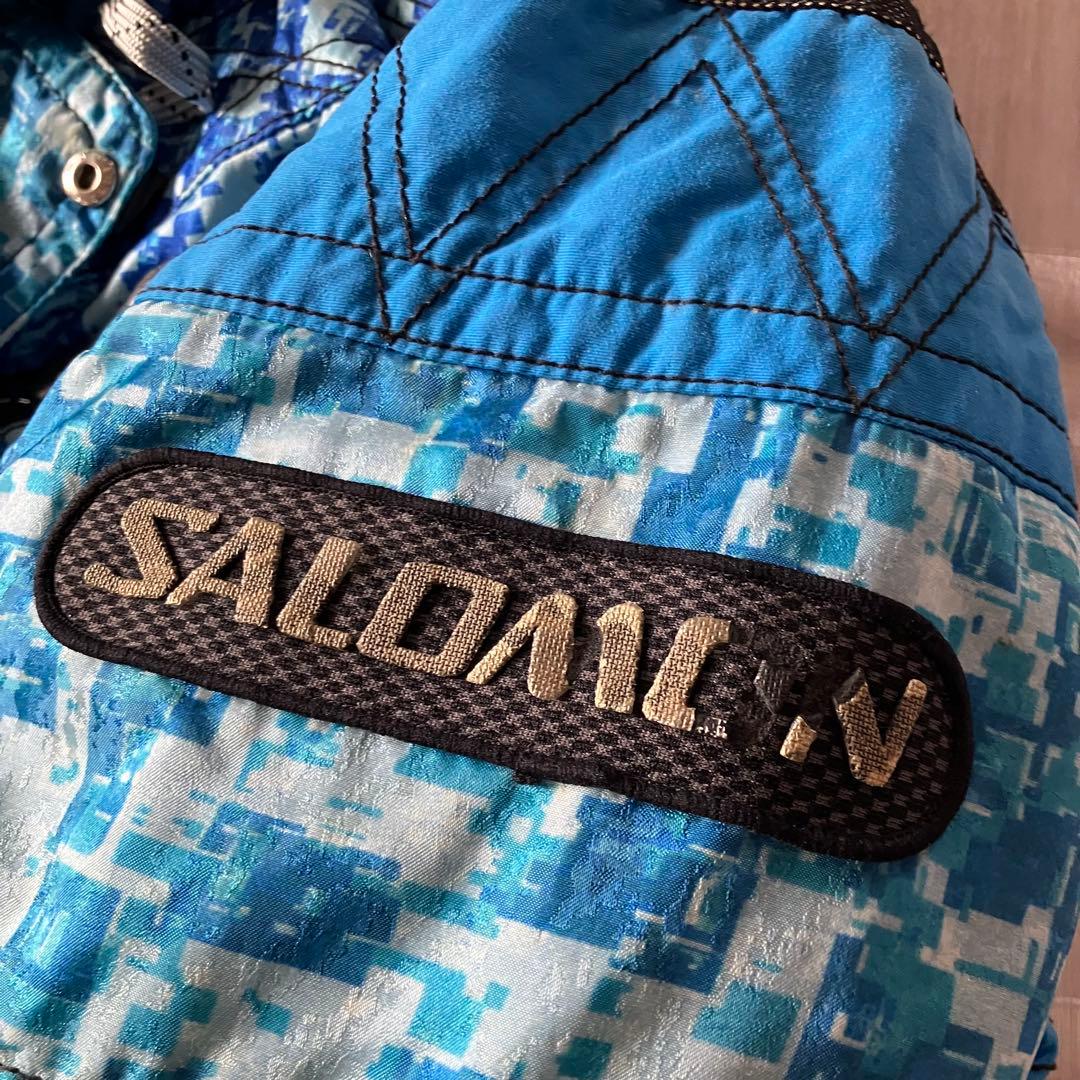 14F✨salmonサロモン✨スキーウェア 上下セット メンズLL