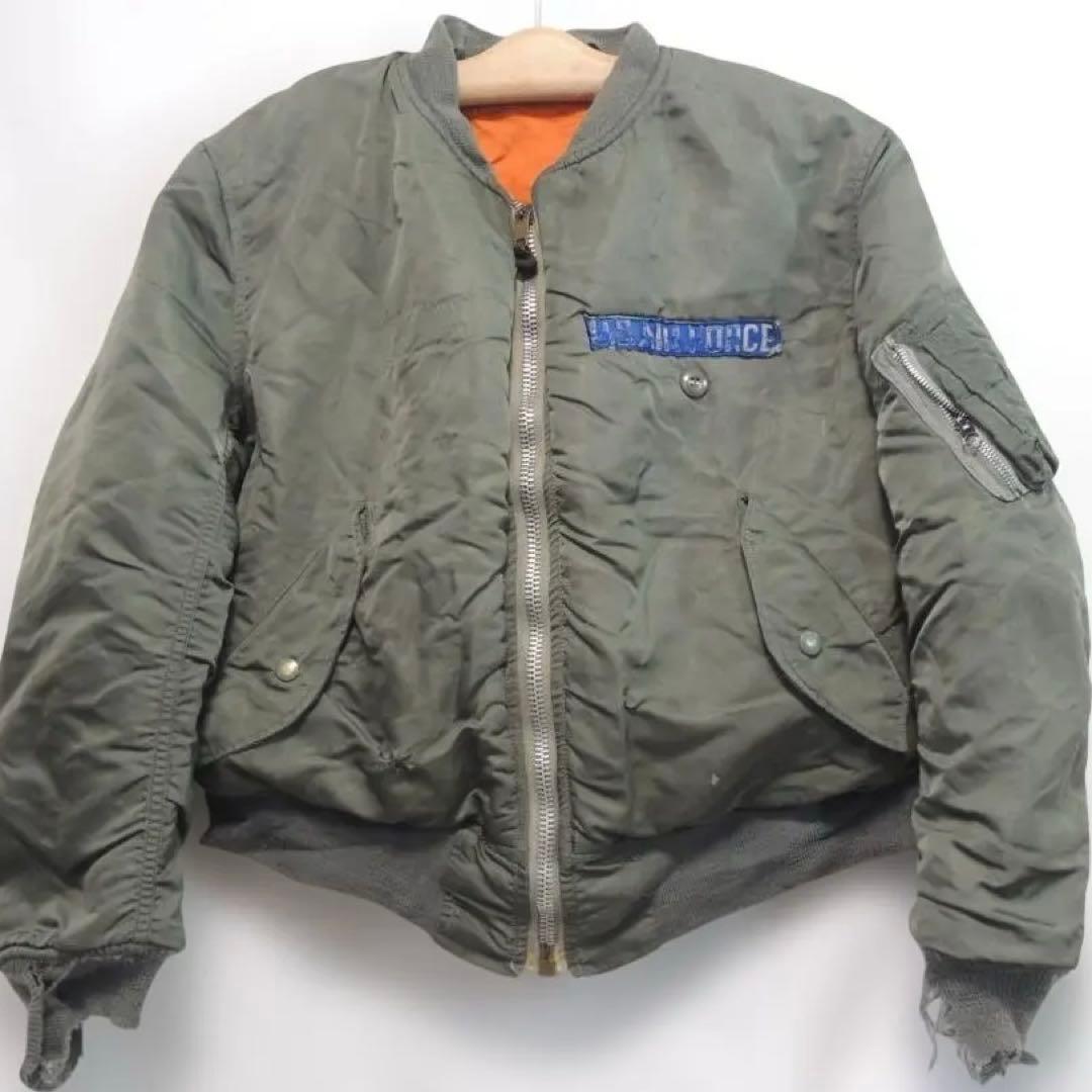 70's米軍実物 USAF MA-1 8279Eフライトジャケット/L
