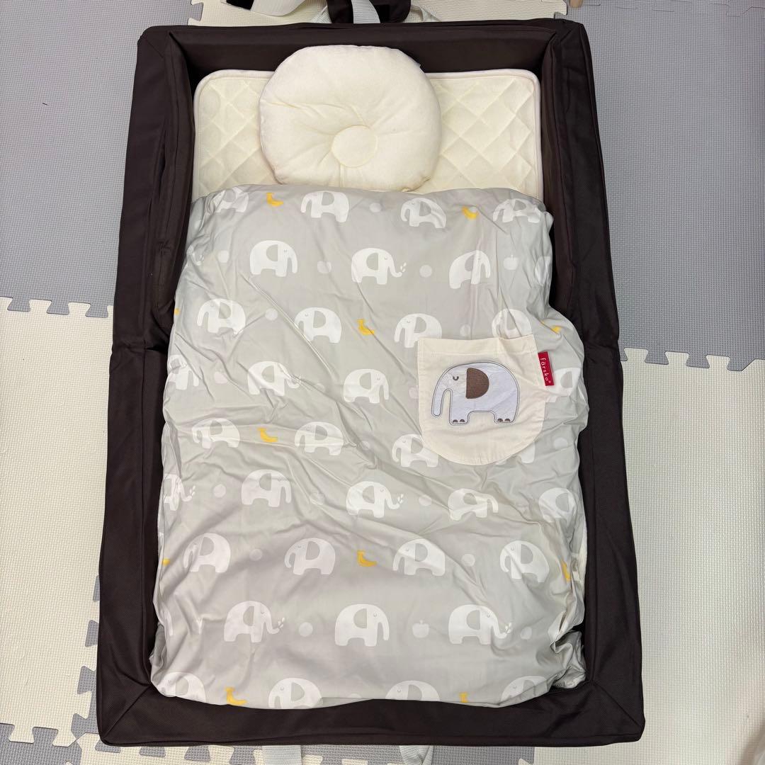 ファルスカ コンパクトベッド フィット FIT ブラウン　未使用品あり