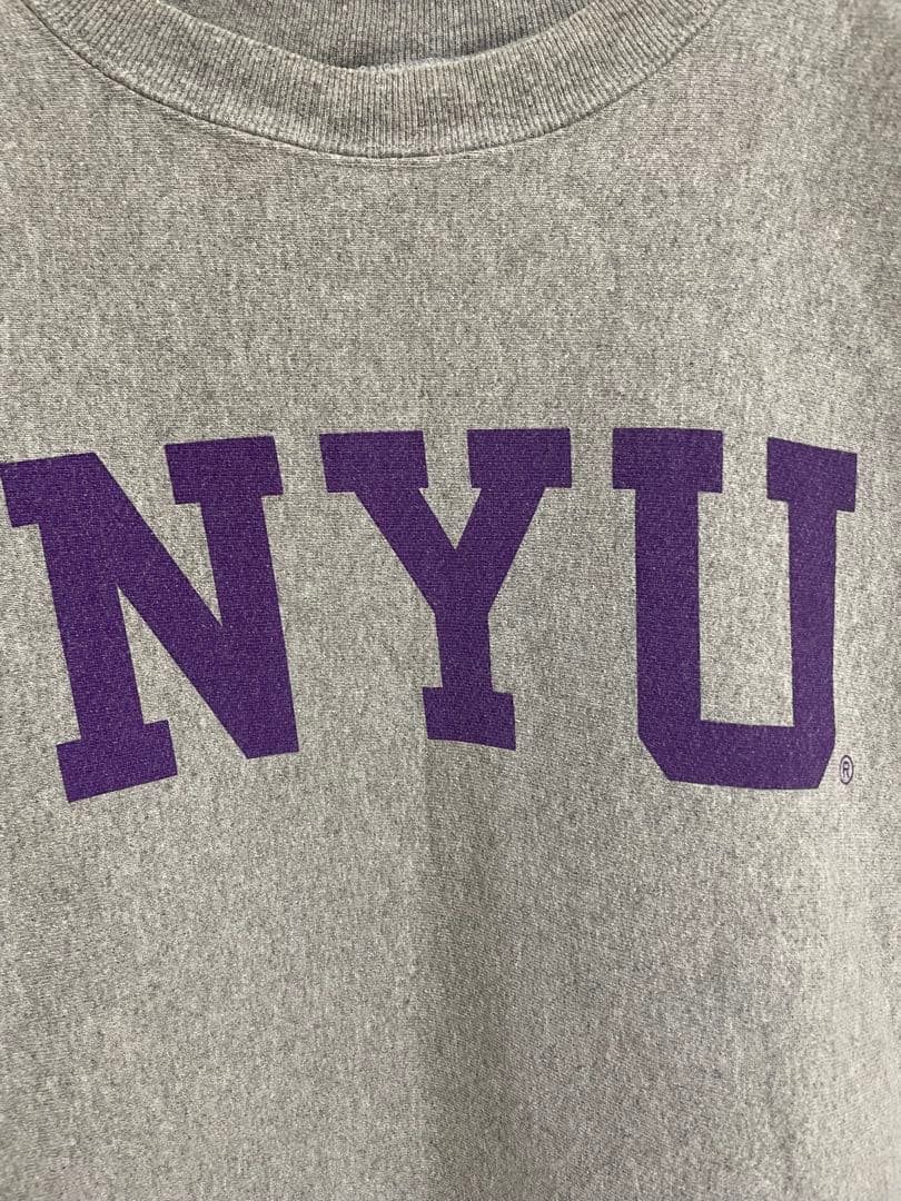 Champion NYU リバースウィーブ 赤タグ USA製 スウェット L