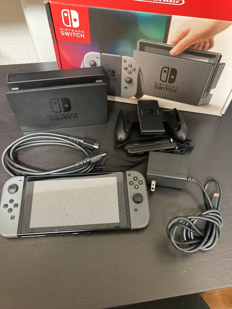 Nintendo Switch 本体 グレー　動作確認済
