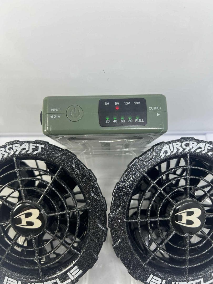 バートル　エアークラフト19vセット　空調服専用　アーバンブラック