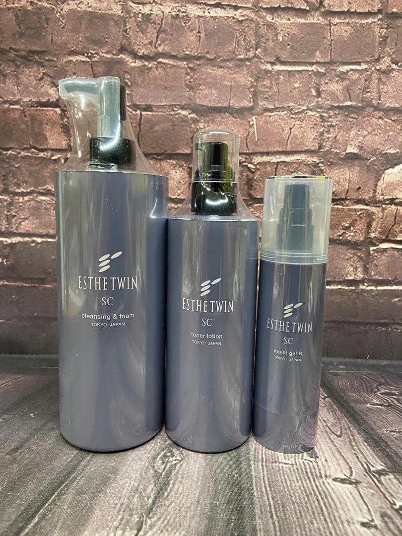 エステツイン　クレンジング&フォーム　化粧水　ジェル状クリーム