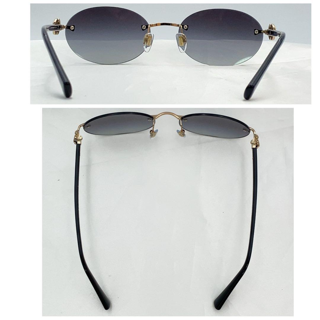 BVLGARI サングラス　6191-B-D 2014/8G リムレス　極美品