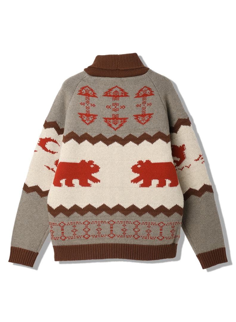 完売品 DENHAM 25aw a IN U STORY KNIT カウチン