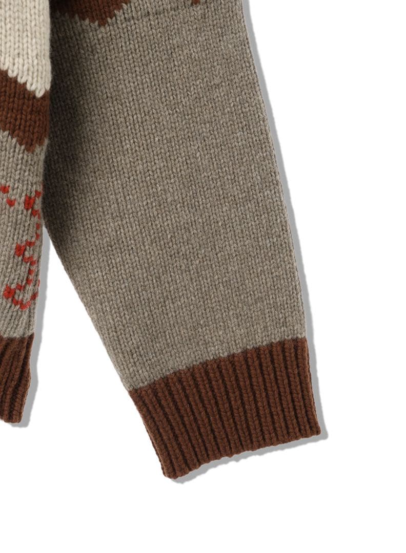 完売品 DENHAM 25aw a IN U STORY KNIT カウチン