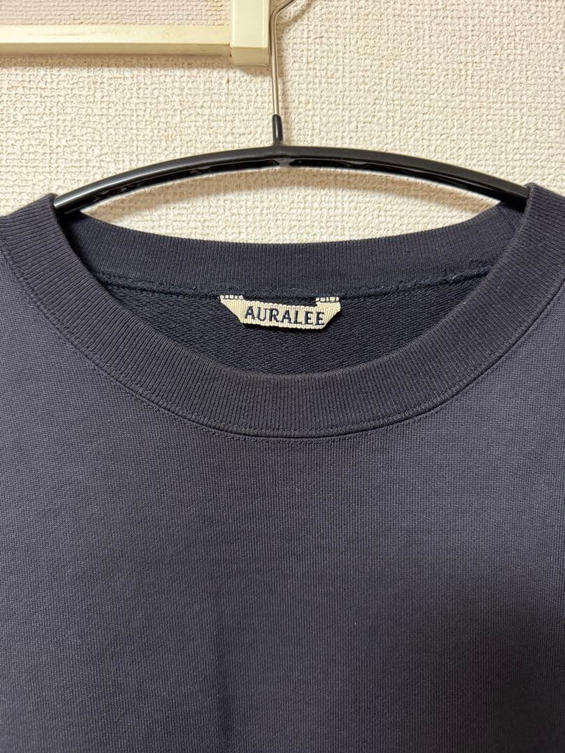 AURALEE 伊勢丹別注 ORGANIC COTTON SWEAT P/O