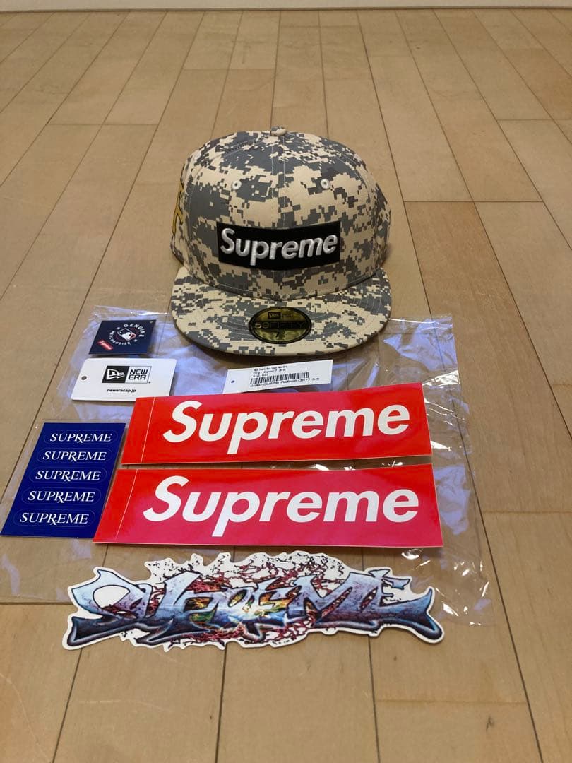 Supreme MLB Teams Box Logo New Era カモ