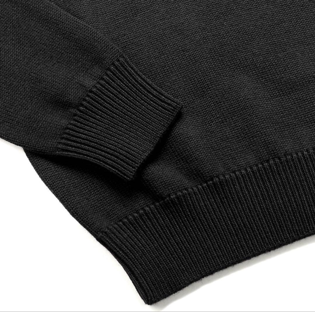 BAFY メリノウールミドルゲージタートルネックエクストラファインメリノウール