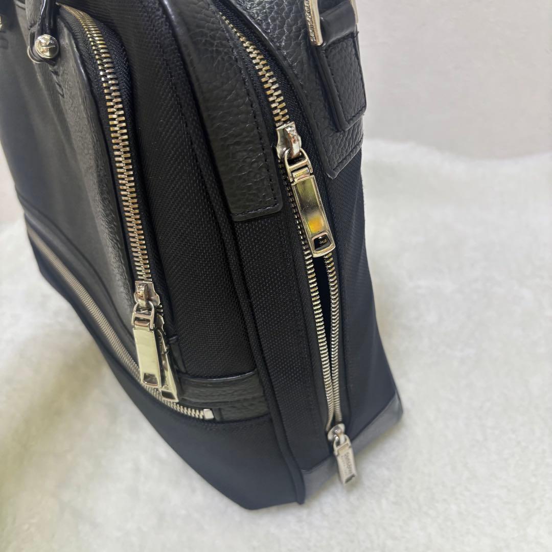 【希少】サムソナイト ビジネスバッグ リュック 2wayブラックレーベル　レザー