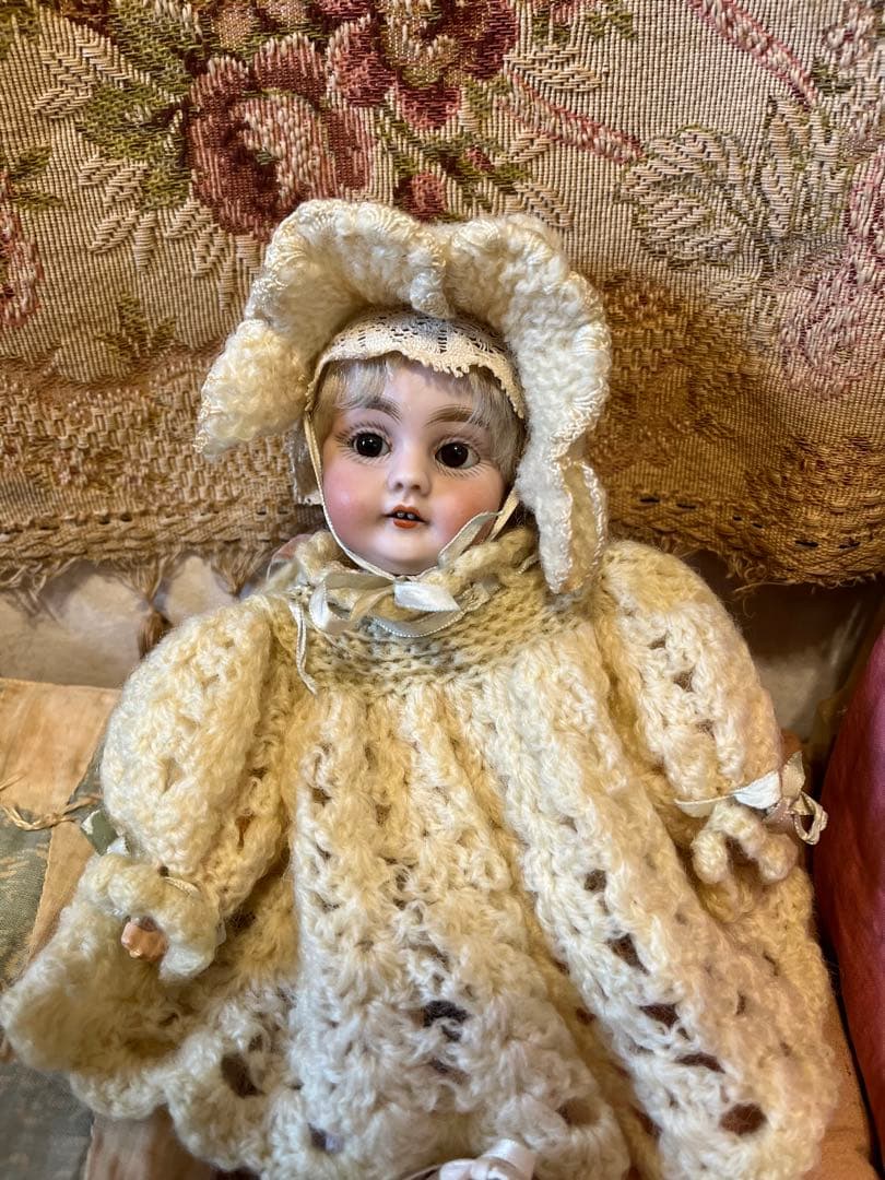 アンティークビスクドール ケストナー143この子のためのセット