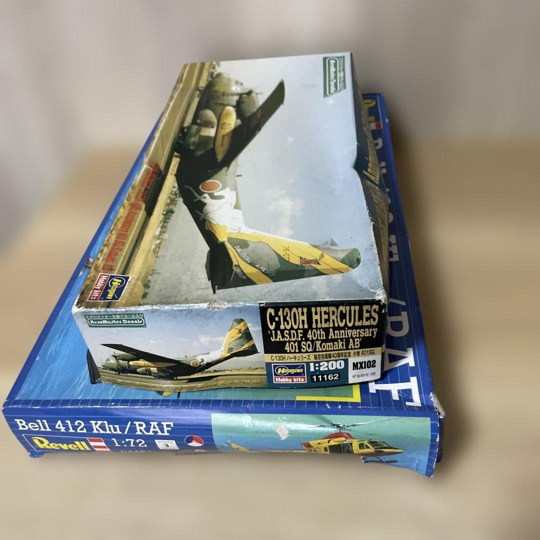NATO軍用航空史 RAFベル412未開封+C-130自衛隊40周年2点組490