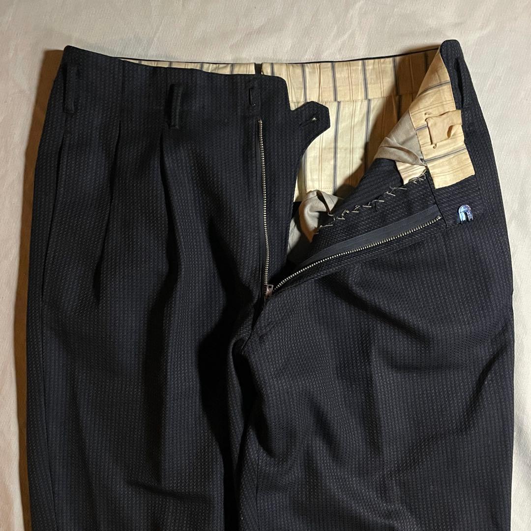 50~60s vintage JAPAN ヘリンボーン wool Slacks