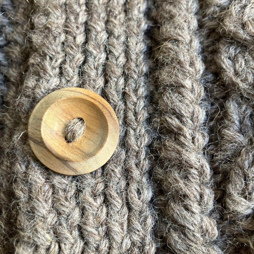 インバーアラン 3A カーディガン スコットランド製 ハンドニット