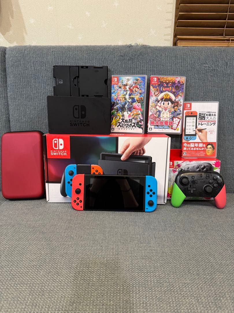 Switch Nintendo 本体 ソフト3本 おまけ付き