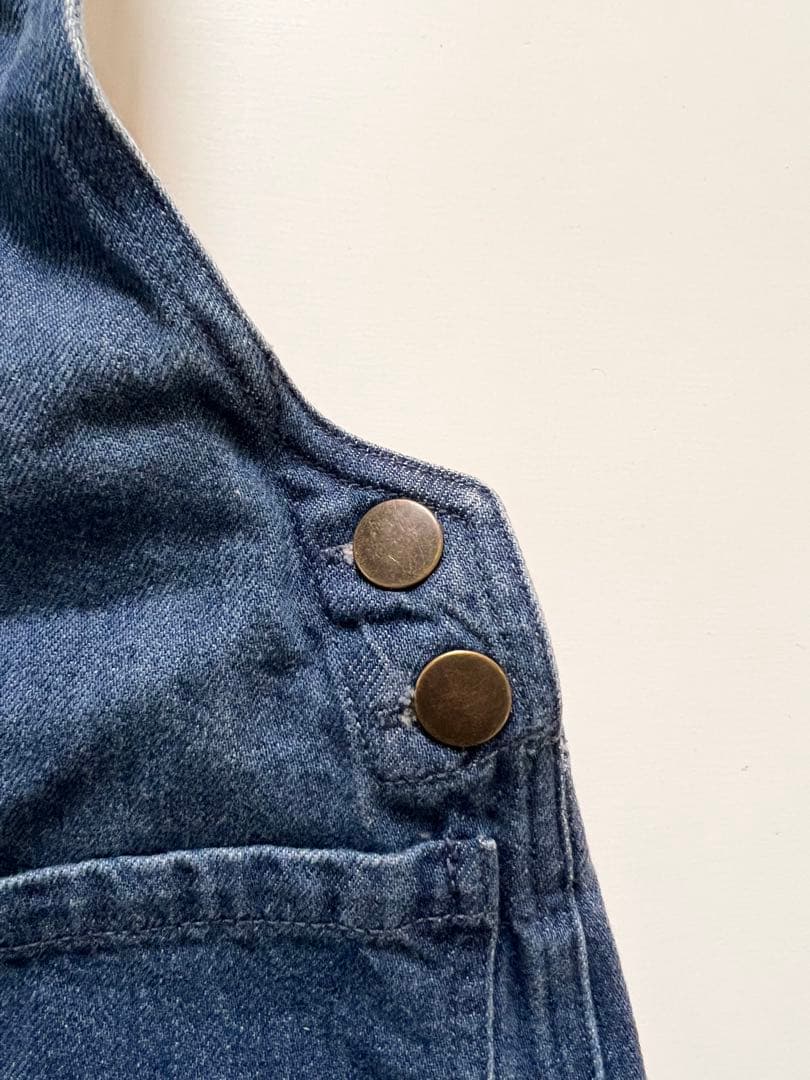 soor ploom 2Y ショートオール　デニム　サロペット　オーバーオール