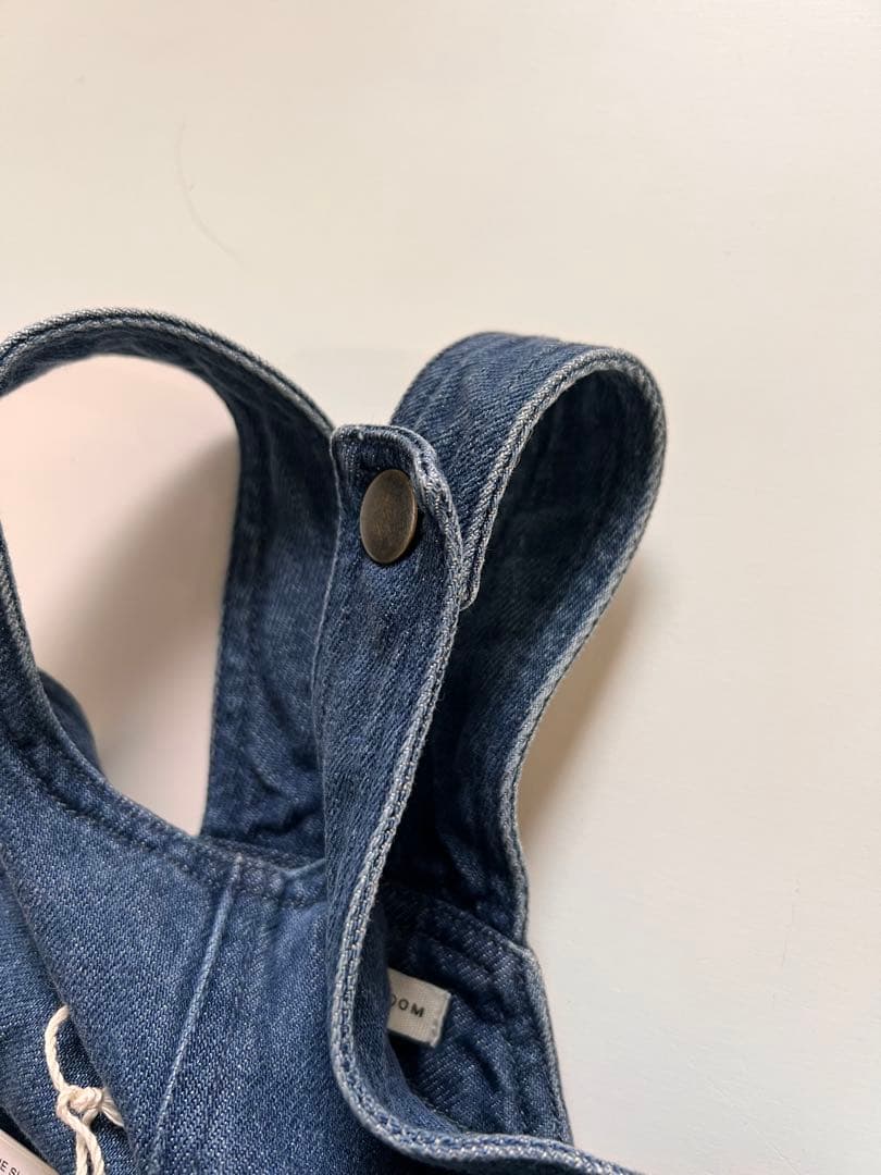 soor ploom 2Y ショートオール　デニム　サロペット　オーバーオール