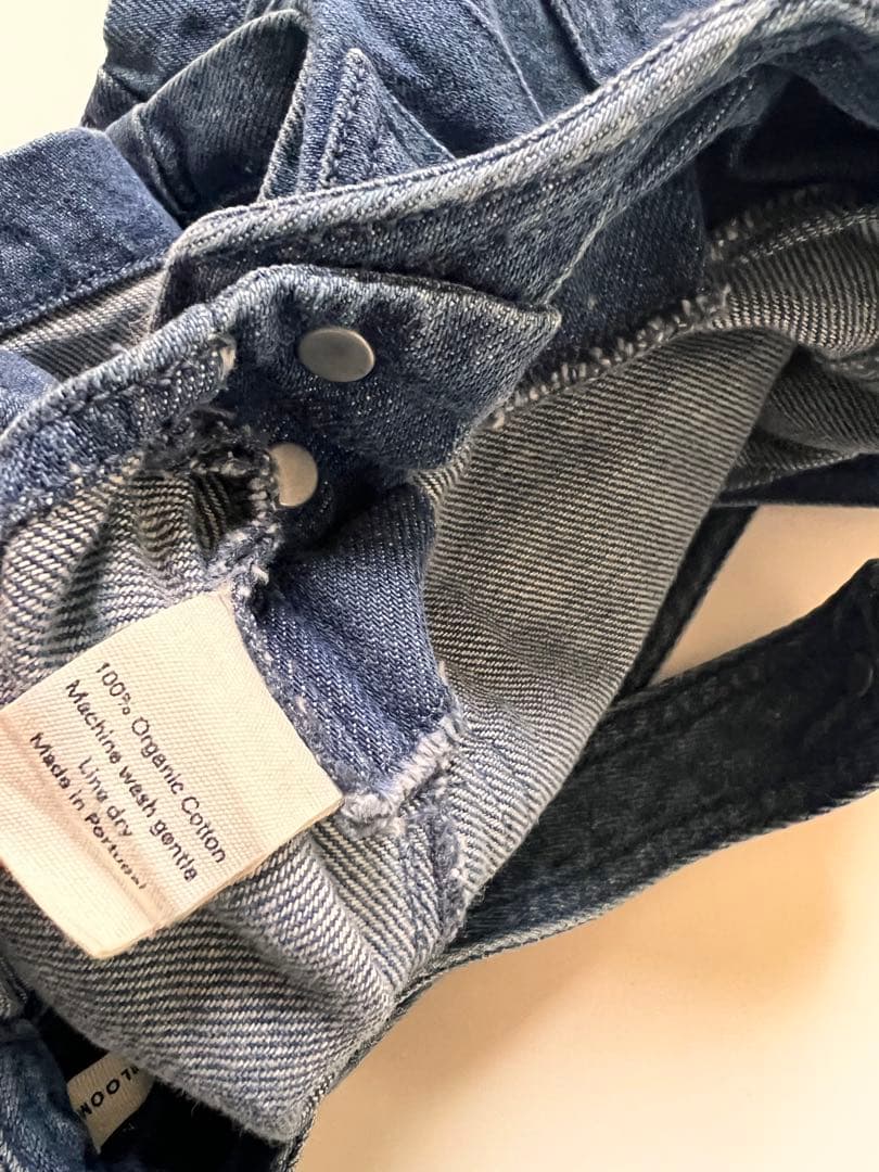 soor ploom 2Y ショートオール　デニム　サロペット　オーバーオール