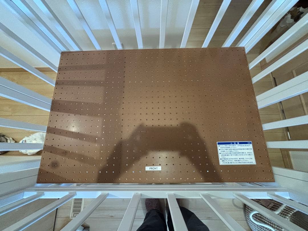 KATOJI カトージ　ベビーベッド　ホワイト　木製