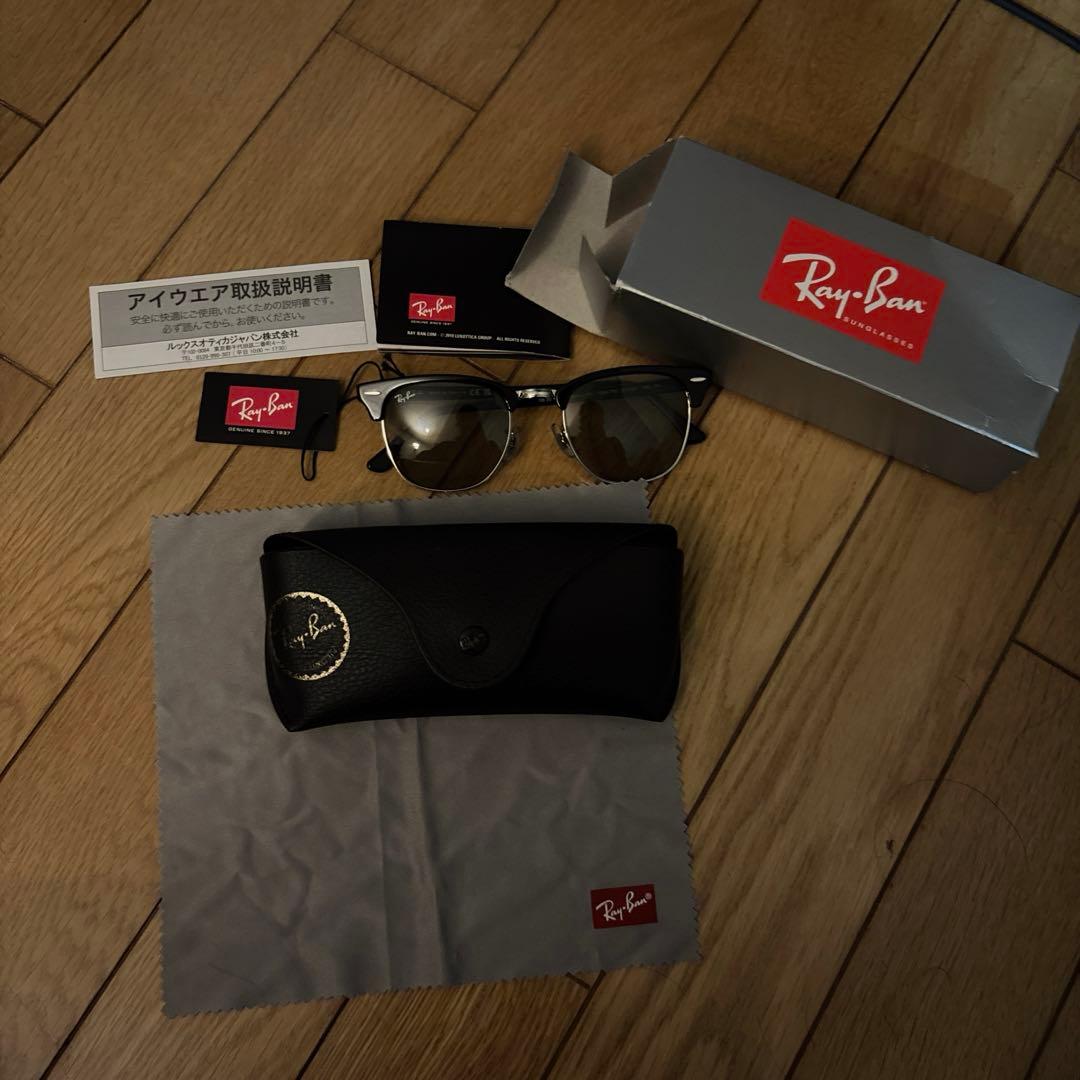 Ray-Ban サングラス ブラック/シルバー