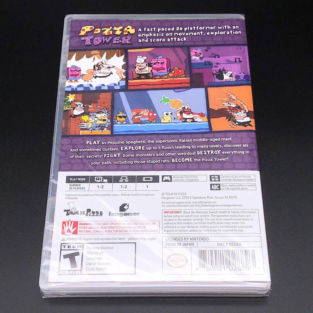 Pizza Tower ピザ・タワー 北米版 switch ニンテンドースイッチ