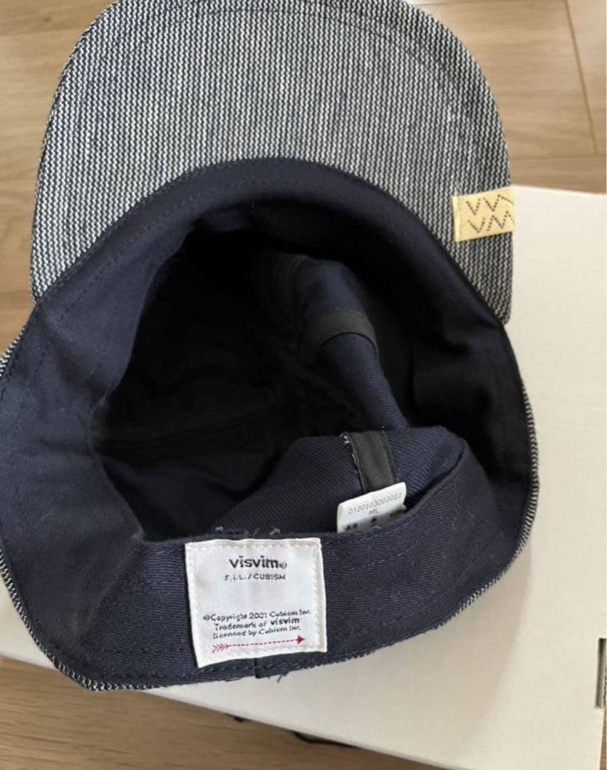 visvim ストライプ キャップ M-L